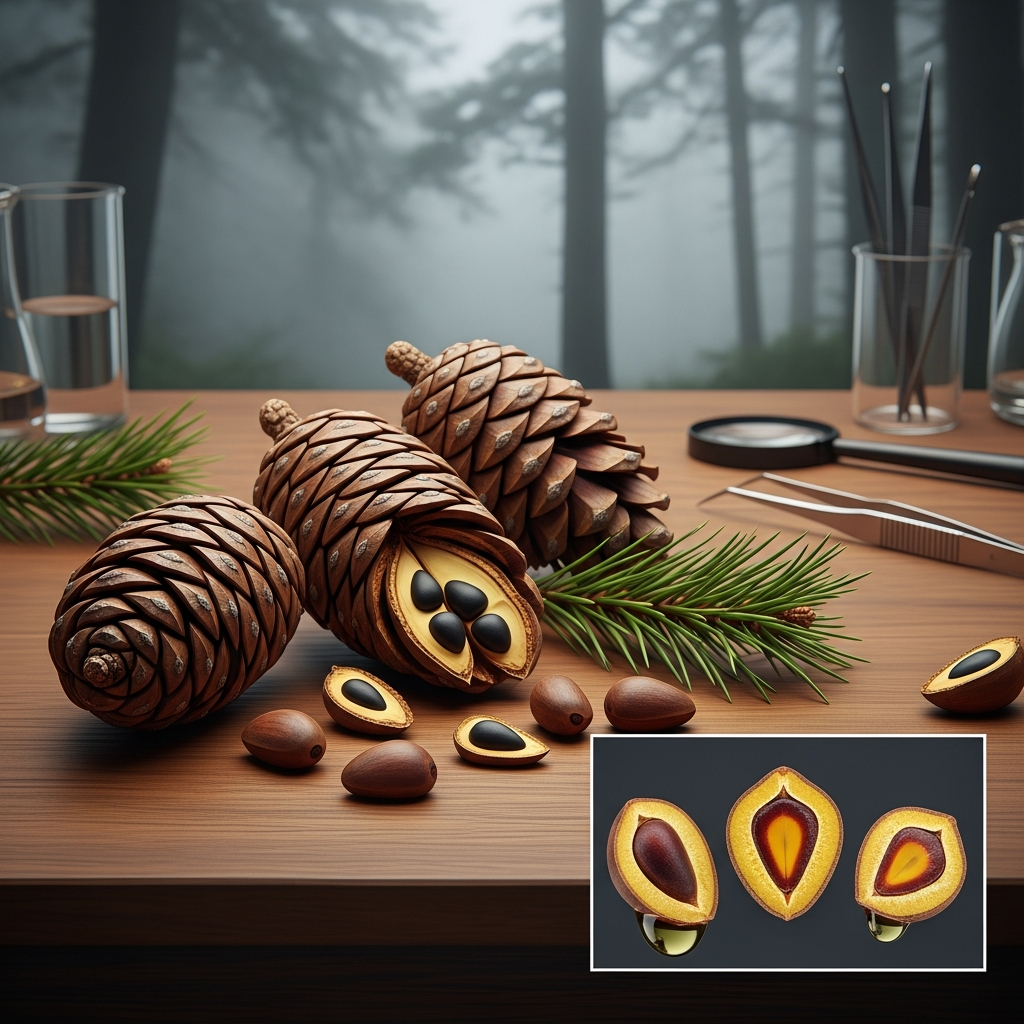 深林馈赠的生物化学:东北红松子与华山松的深度对比——产地如何决定营养密度?